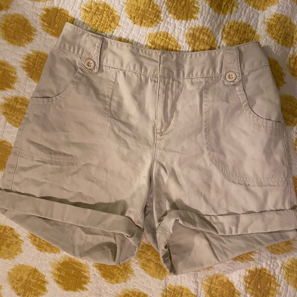 cotton khaki shorts